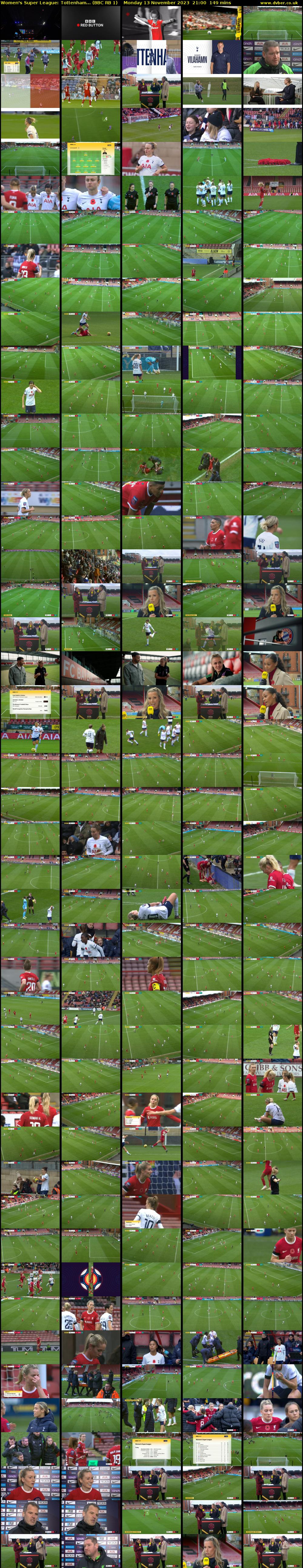 Women's Super League: Tottenham... (BBC RB 1) Monday 13 November 2023 21:00 - 23:29