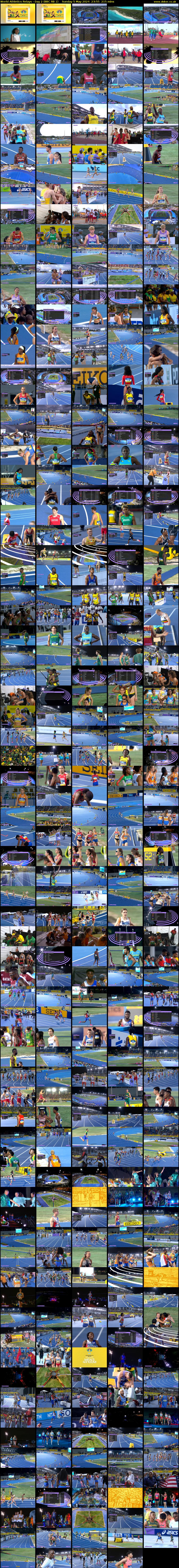 World Athletics Relays - Day 2 (BBC RB 1) Sunday 5 May 2024 23:55 - 03:30