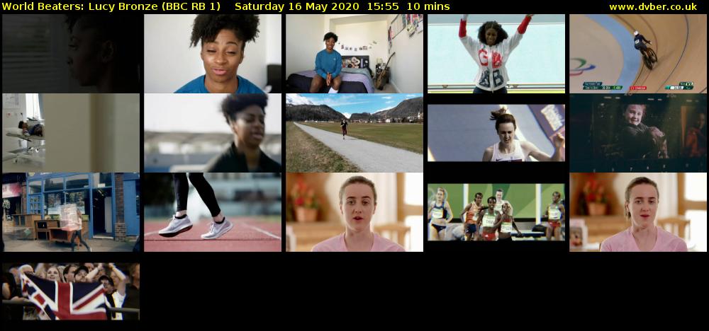 World Beaters: Lucy Bronze (BBC RB 1) Saturday 16 May 2020 15:55 - 16:05