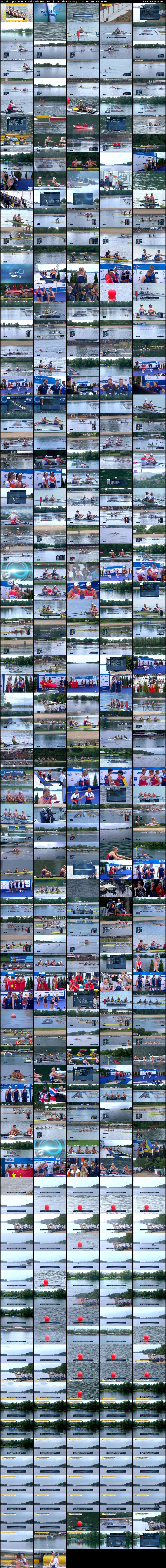 World Cup Rowing I: Belgrade (BBC RB 1) Sunday 29 May 2022 09:30 - 13:45