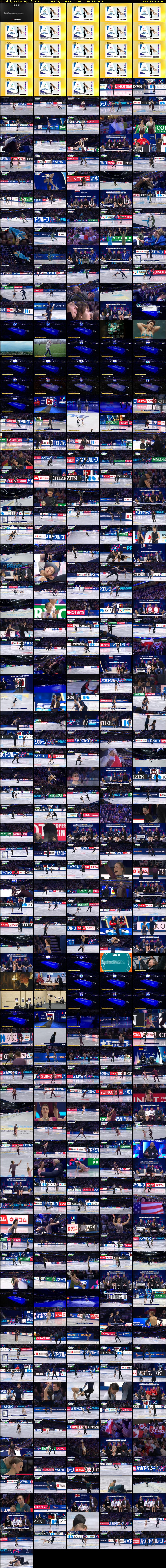 World Figure Skating... (BBC RB 1) Thursday 26 March 2026 17:10 - 21:00