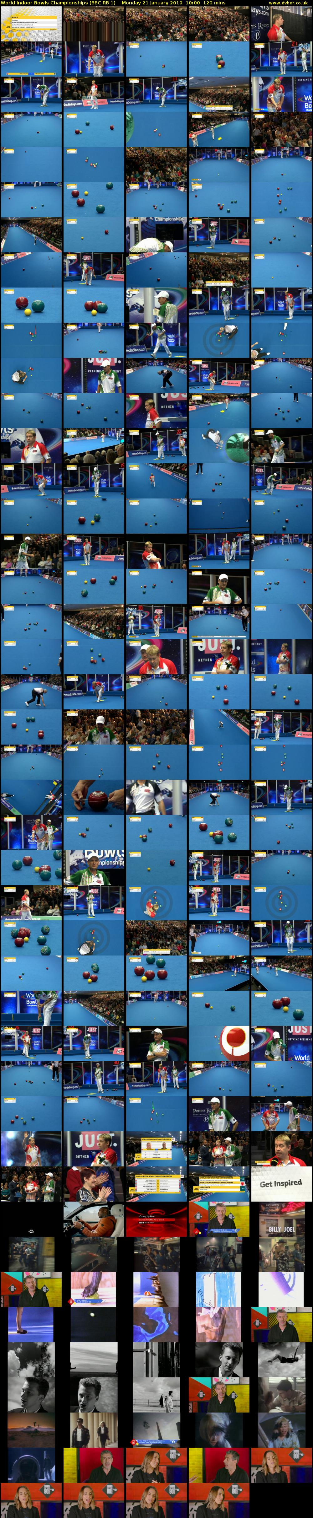 World Indoor Bowls Championships (BBC RB 1) Monday 21 January 2019 10:00 - 12:00