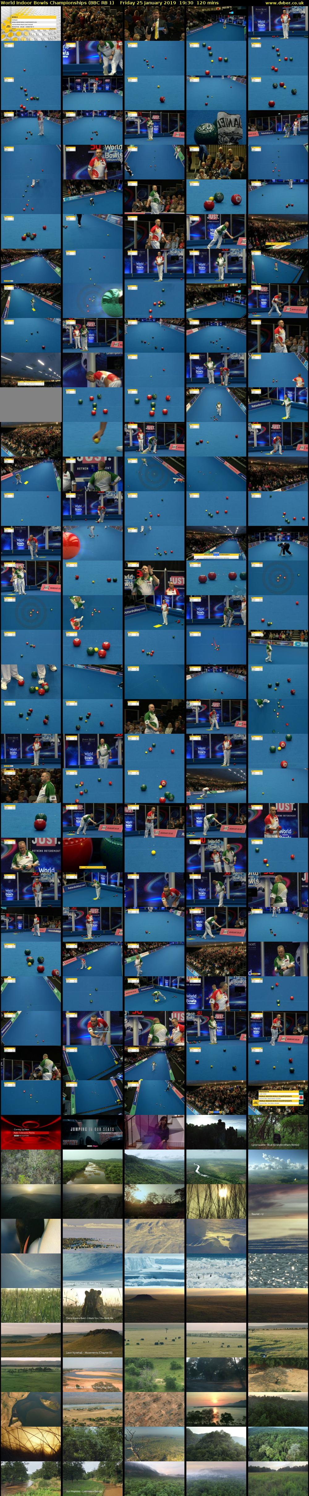 World Indoor Bowls Championships (BBC RB 1) Friday 25 January 2019 19:30 - 21:30