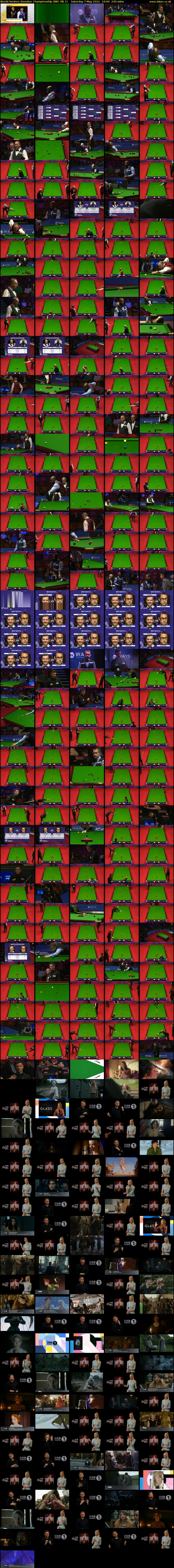World Seniors Snooker Championship (BBC RB 1) Saturday 7 May 2022 10:00 - 14:00