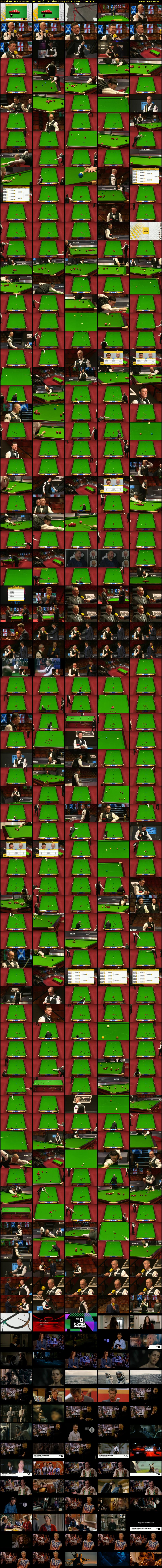 World Seniors Snooker (BBC RB 1) Sunday 9 May 2021 19:00 - 23:00