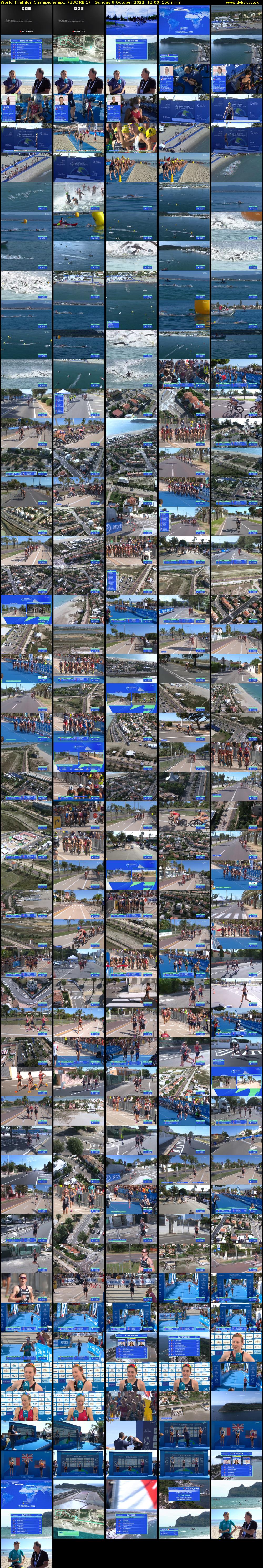 World Triathlon Championship... (BBC RB 1) Sunday 9 October 2022 12:00 - 14:30