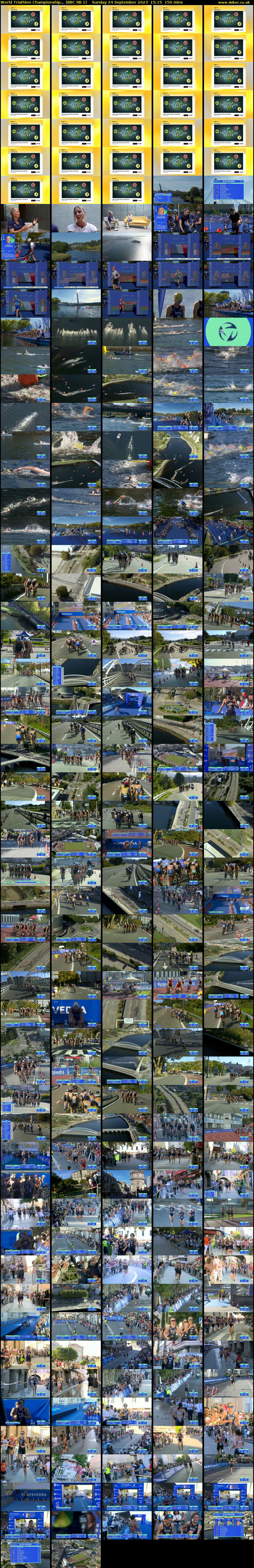 World Triathlon Championship... (BBC RB 1) Sunday 24 September 2023 15:15 - 17:45