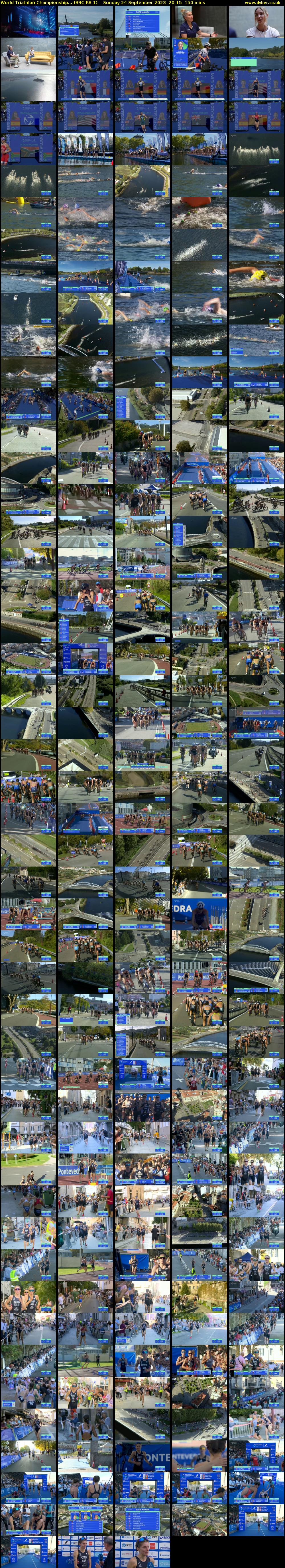 World Triathlon Championship... (BBC RB 1) Sunday 24 September 2023 20:15 - 22:45