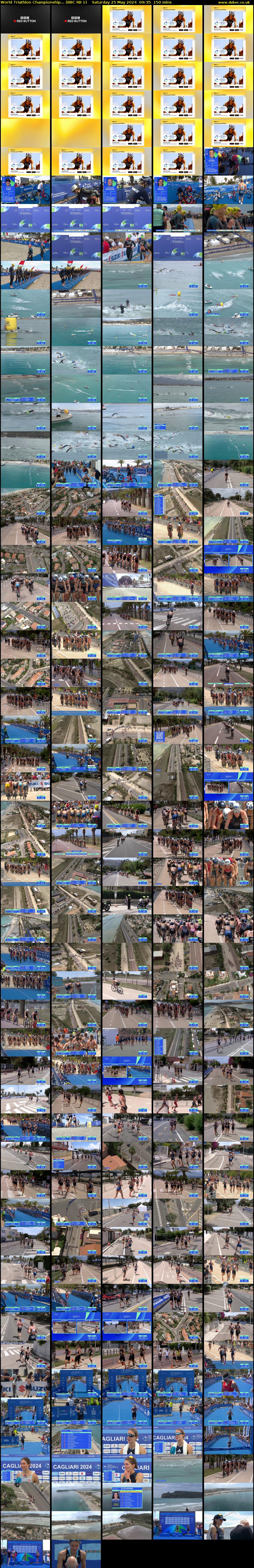 World Triathlon Championship... (BBC RB 1) Saturday 25 May 2024 09:35 - 12:05