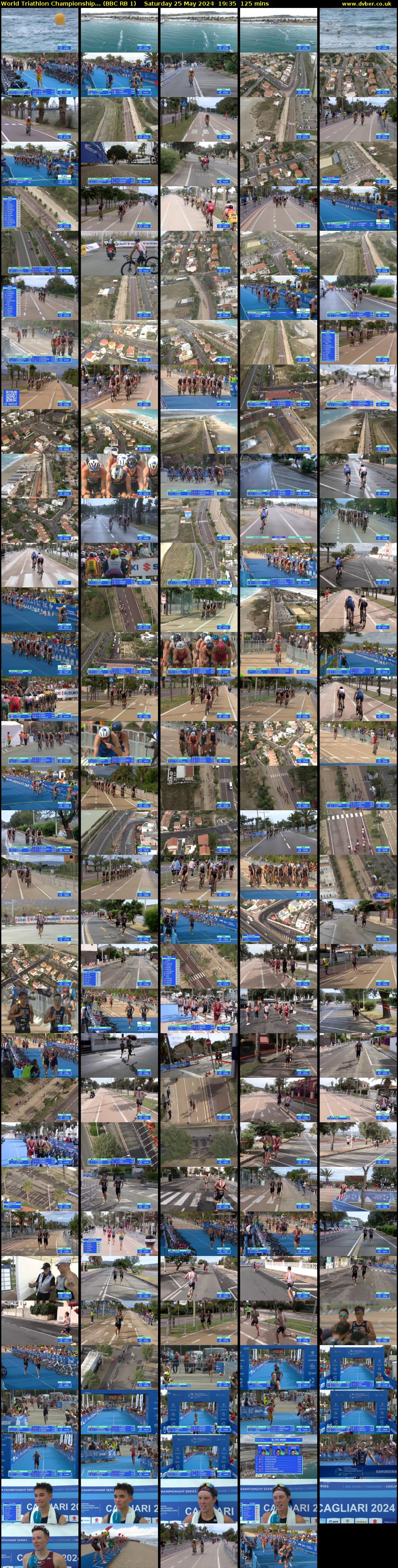 World Triathlon Championship... (BBC RB 1) Saturday 25 May 2024 19:35 - 21:40