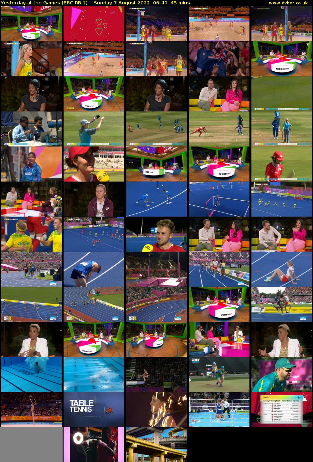 Yesterday at the Games (BBC RB 1) Sunday 7 August 2022 06:40 - 07:25