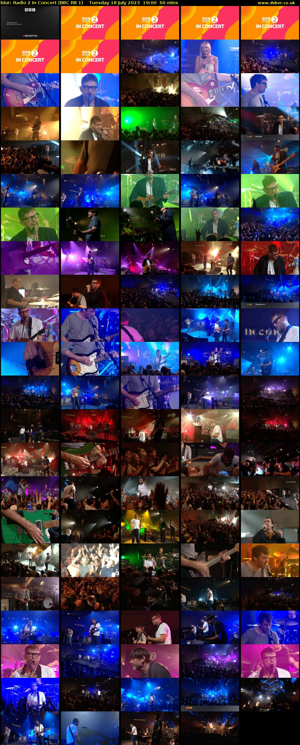 blur: Radio 2 In Concert (BBC RB 1) Tuesday 18 July 2023 19:00 - 20:00