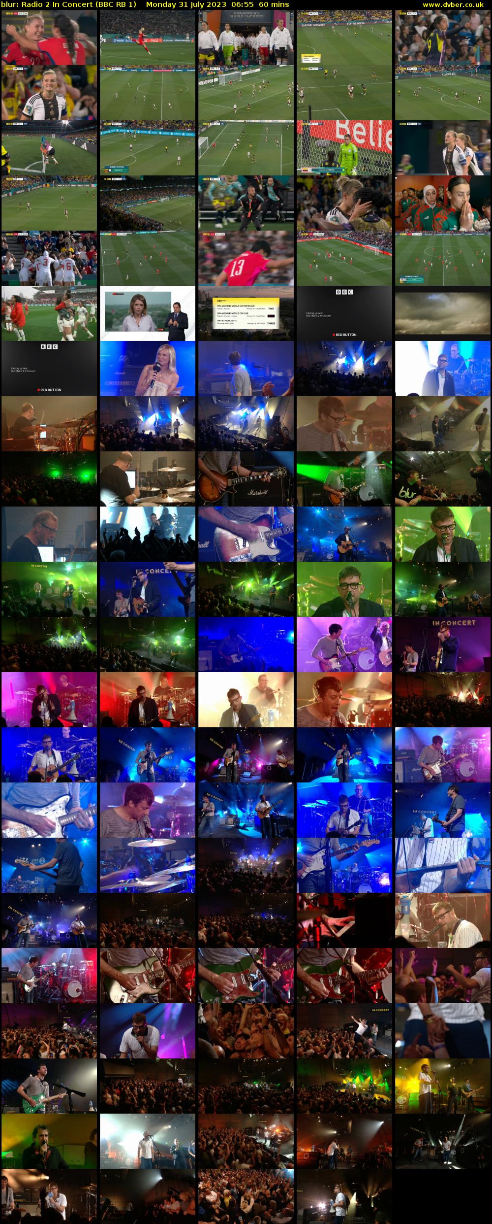 blur: Radio 2 In Concert (BBC RB 1) Monday 31 July 2023 06:55 - 07:55