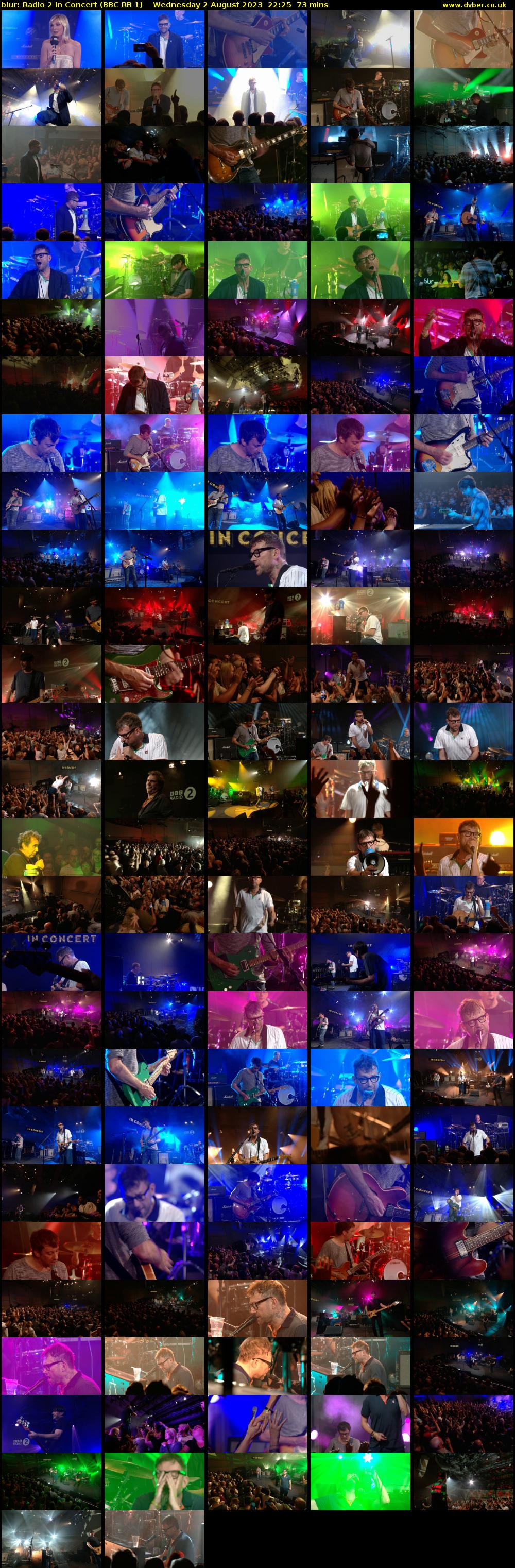 blur: Radio 2 In Concert (BBC RB 1) Wednesday 2 August 2023 22:25 - 23:38