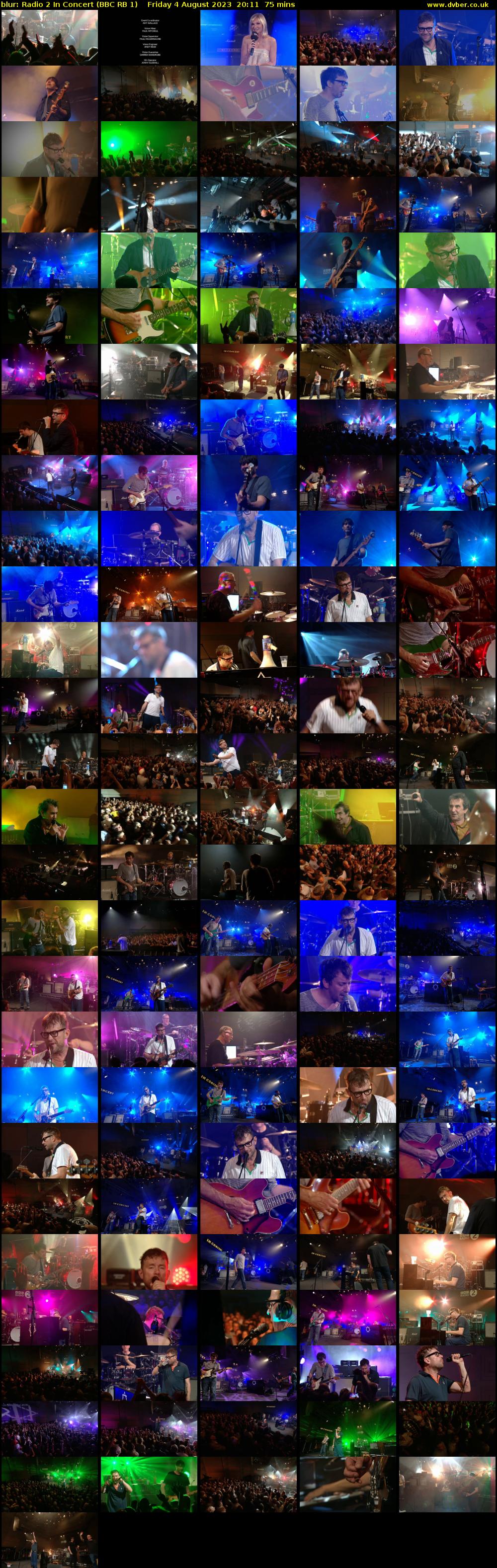blur: Radio 2 In Concert (BBC RB 1) Friday 4 August 2023 20:11 - 21:26