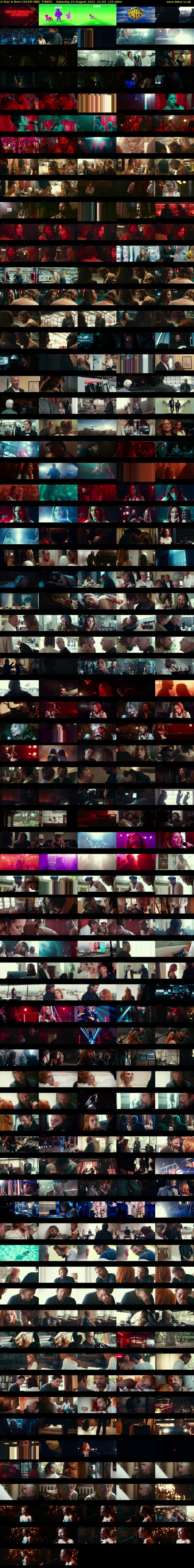 A Star Is Born (2018) (BBC THREE) Saturday 20 August 2022 21:00 - 23:05