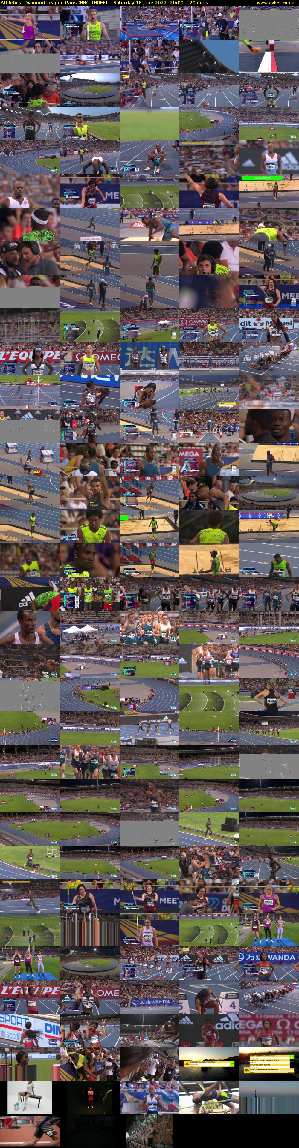 Athletics: Diamond League Paris (BBC THREE) Saturday 18 June 2022 20:00 - 22:00