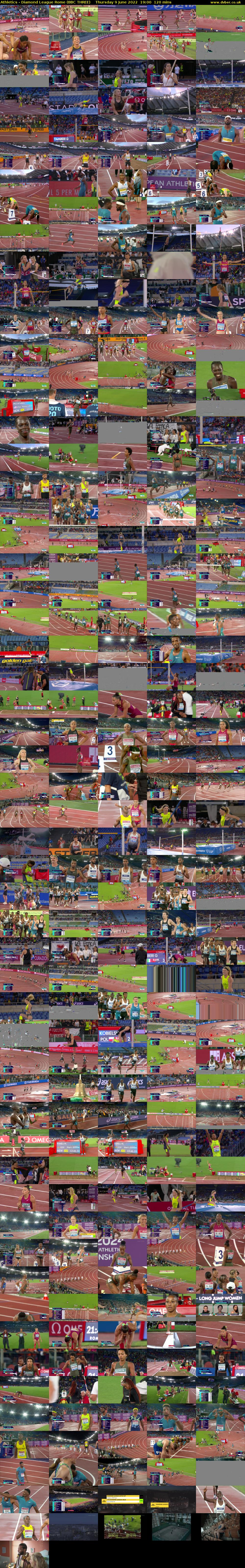 Athletics - Diamond League Rome (BBC THREE) Thursday 9 June 2022 19:00 - 21:00