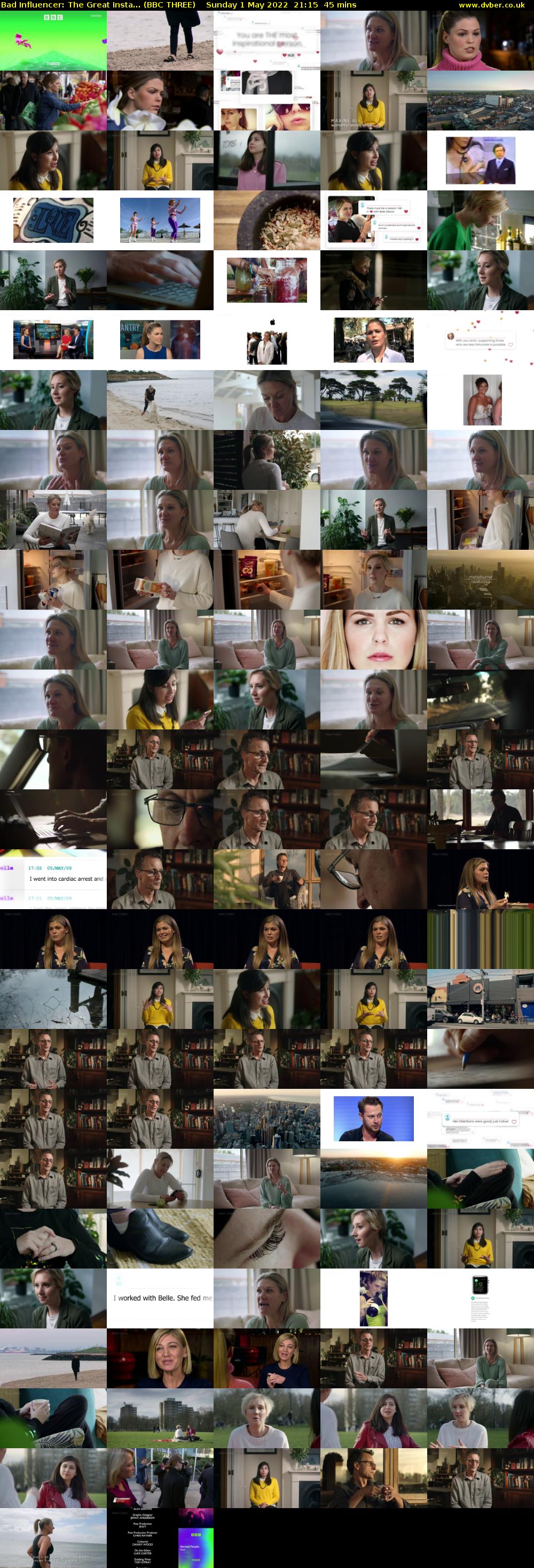 Bad Influencer: The Great Insta... (BBC THREE) Sunday 1 May 2022 21:15 - 22:00