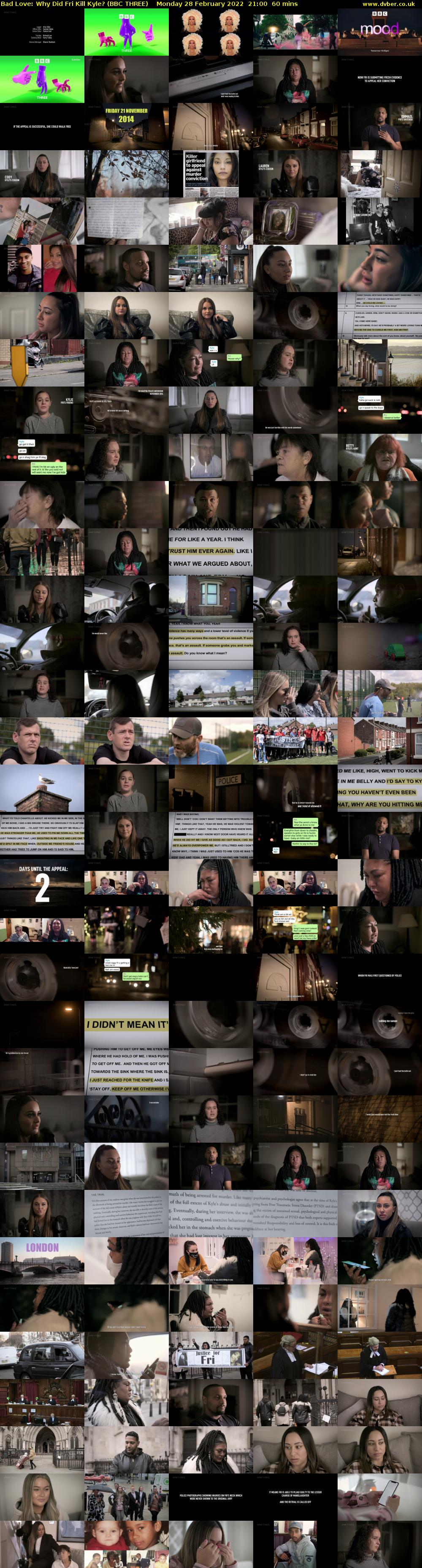 Bad Love: Why Did Fri Kill Kyle? (BBC THREE) Monday 28 February 2022 21:00 - 22:00