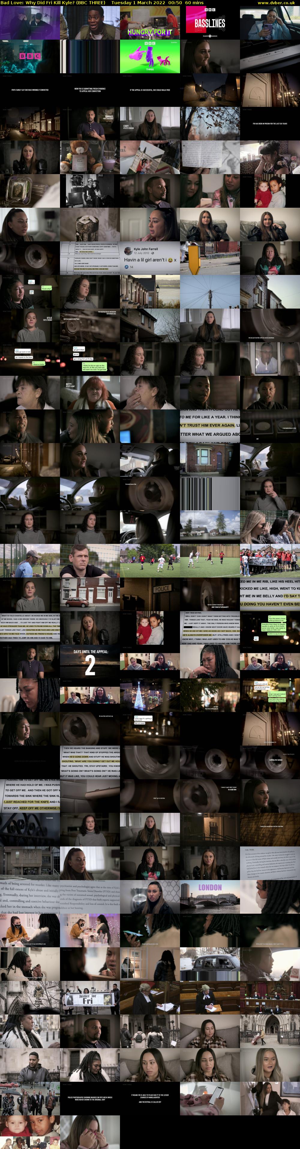 Bad Love: Why Did Fri Kill Kyle? (BBC THREE) Tuesday 1 March 2022 00:50 - 01:50