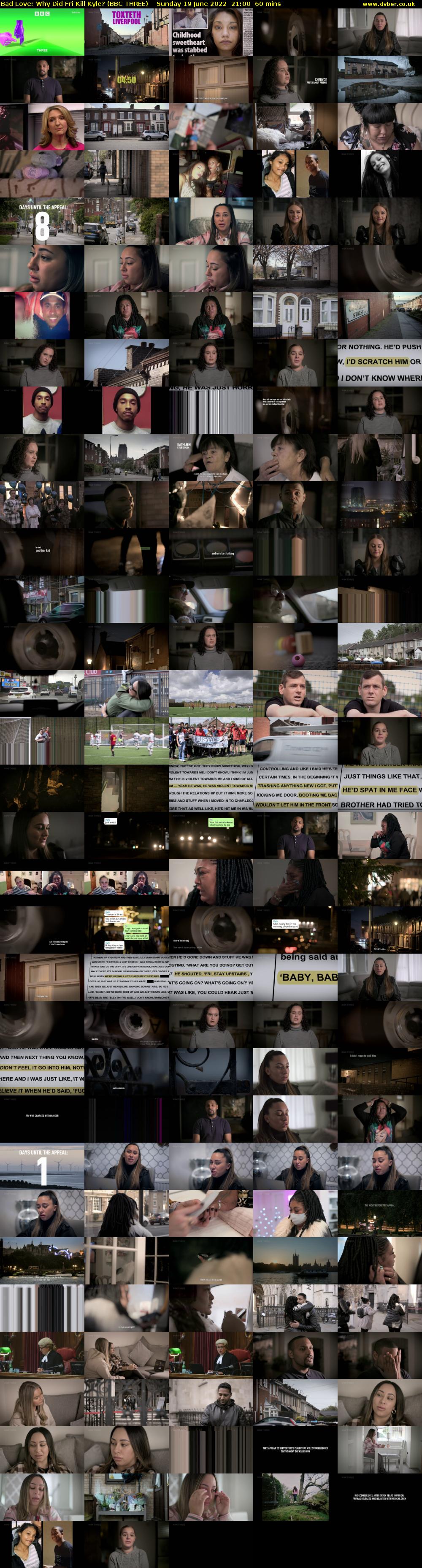 Bad Love: Why Did Fri Kill Kyle? (BBC THREE) Sunday 19 June 2022 21:00 - 22:00