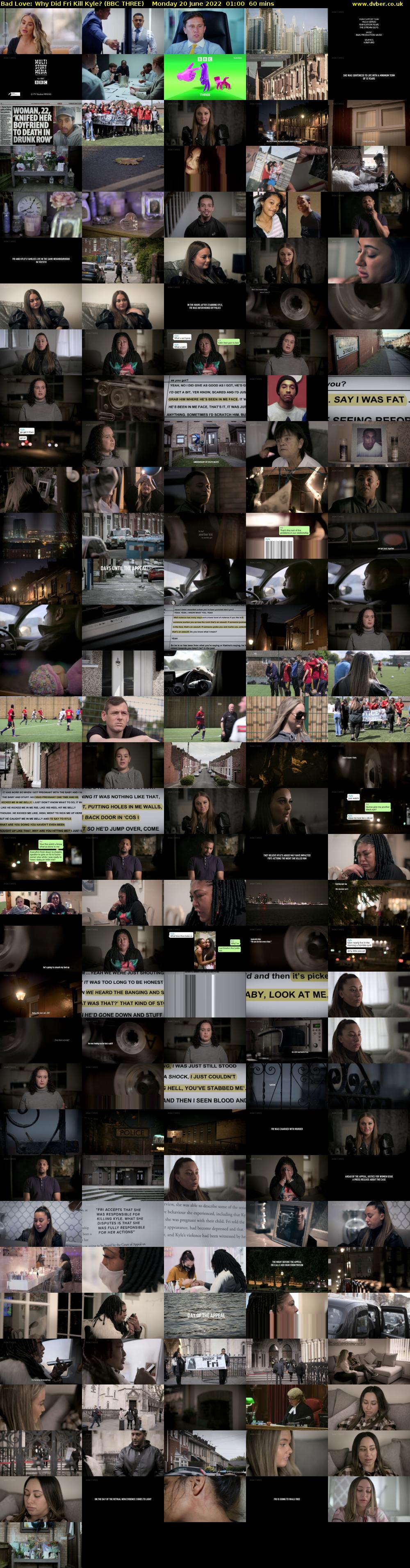 Bad Love: Why Did Fri Kill Kyle? (BBC THREE) Monday 20 June 2022 01:00 - 02:00