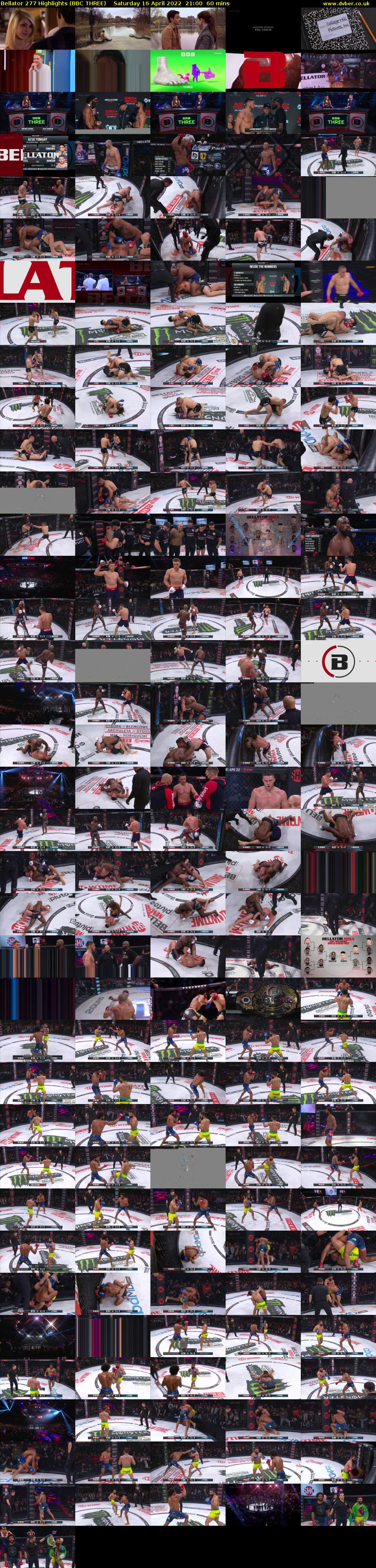 Bellator 277 Highlights (BBC THREE) Saturday 16 April 2022 21:00 - 22:00