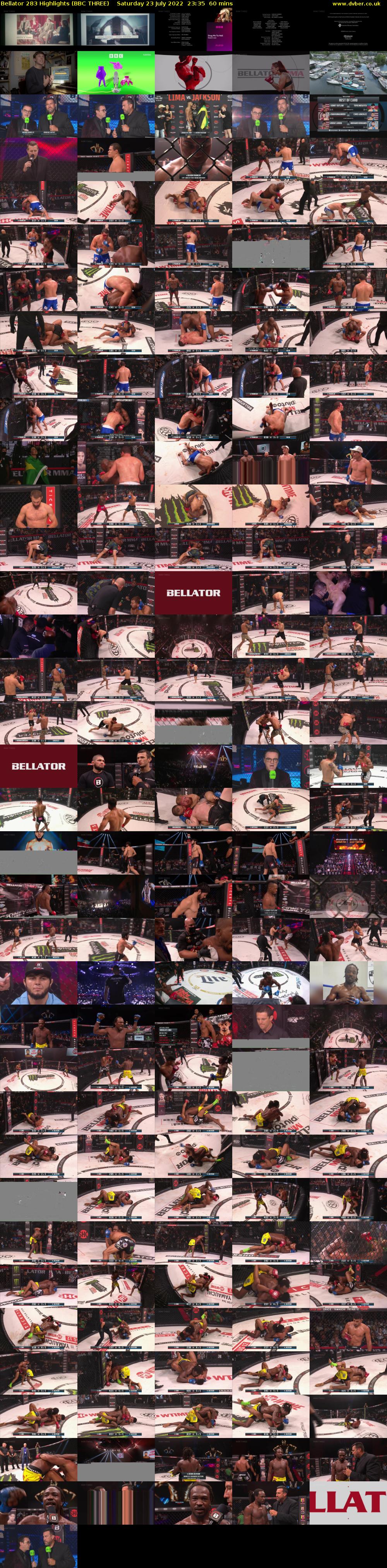 Bellator 283 Highlights (BBC THREE) Saturday 23 July 2022 23:35 - 00:35