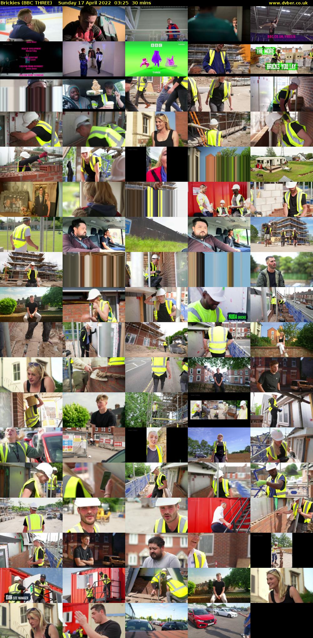 Brickies (BBC THREE) Sunday 17 April 2022 03:25 - 03:55