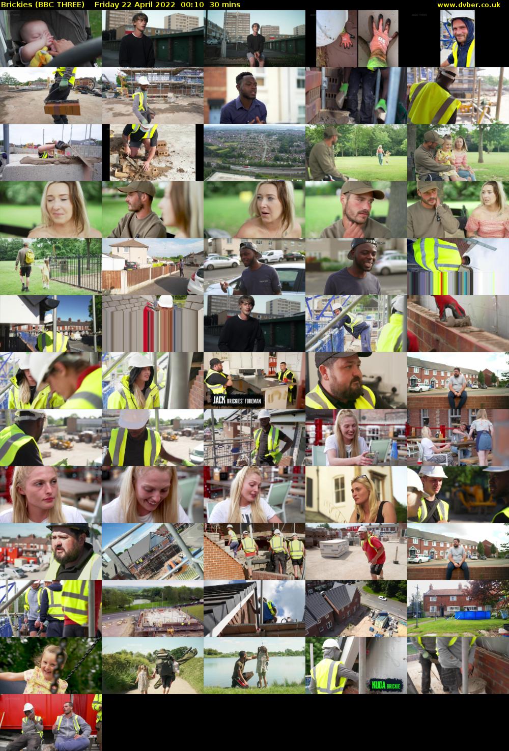 Brickies (BBC THREE) Friday 22 April 2022 00:10 - 00:40