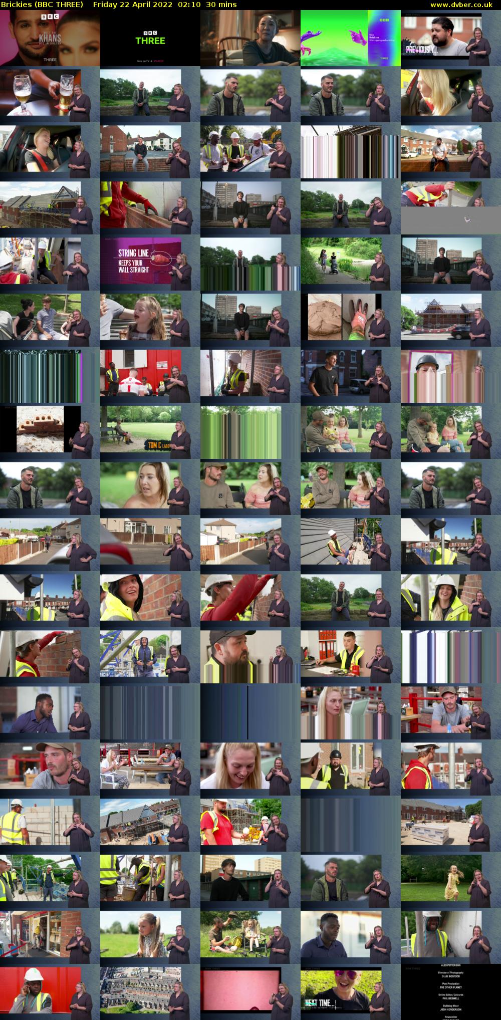 Brickies (BBC THREE) Friday 22 April 2022 02:10 - 02:40