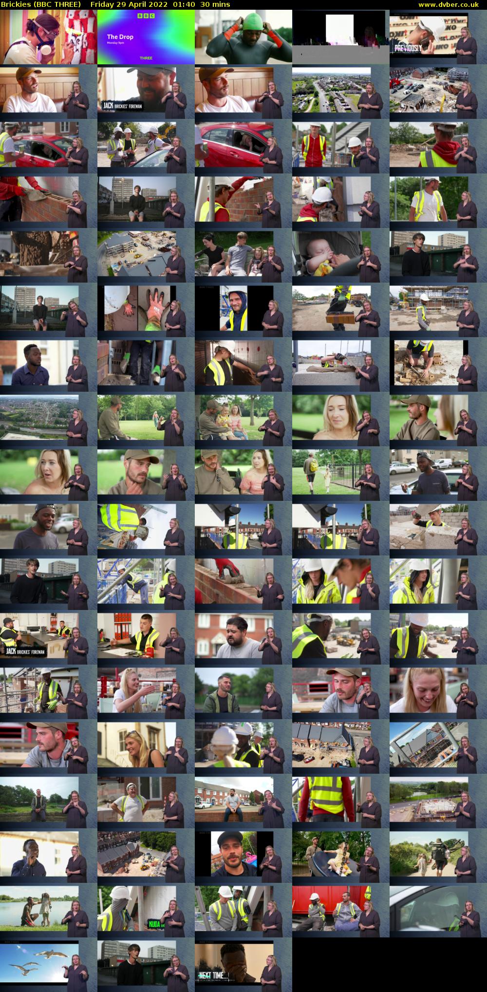 Brickies (BBC THREE) Friday 29 April 2022 01:40 - 02:10