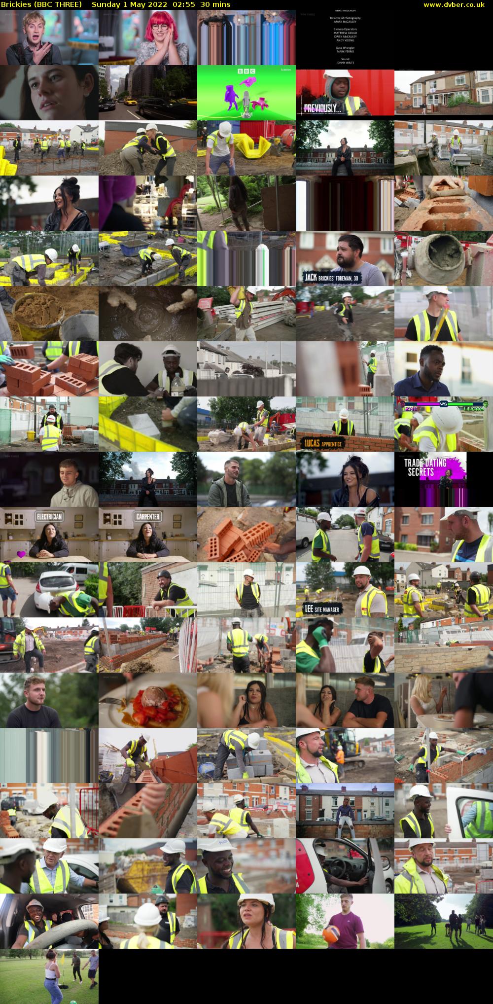 Brickies (BBC THREE) Sunday 1 May 2022 02:55 - 03:25