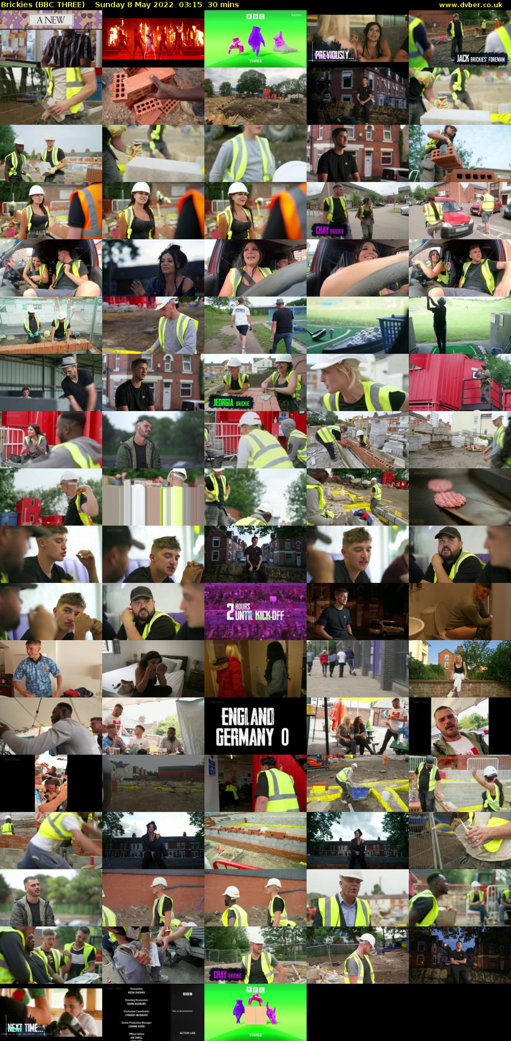 Brickies (BBC THREE) Sunday 8 May 2022 03:15 - 03:45