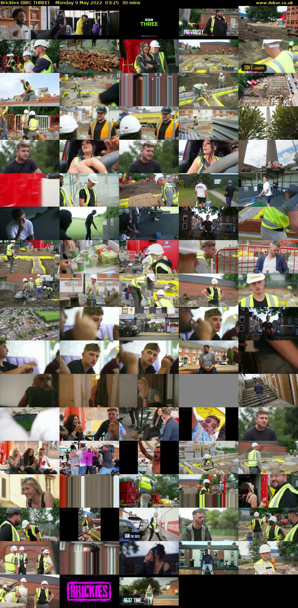 Brickies (BBC THREE) Monday 9 May 2022 03:25 - 03:55