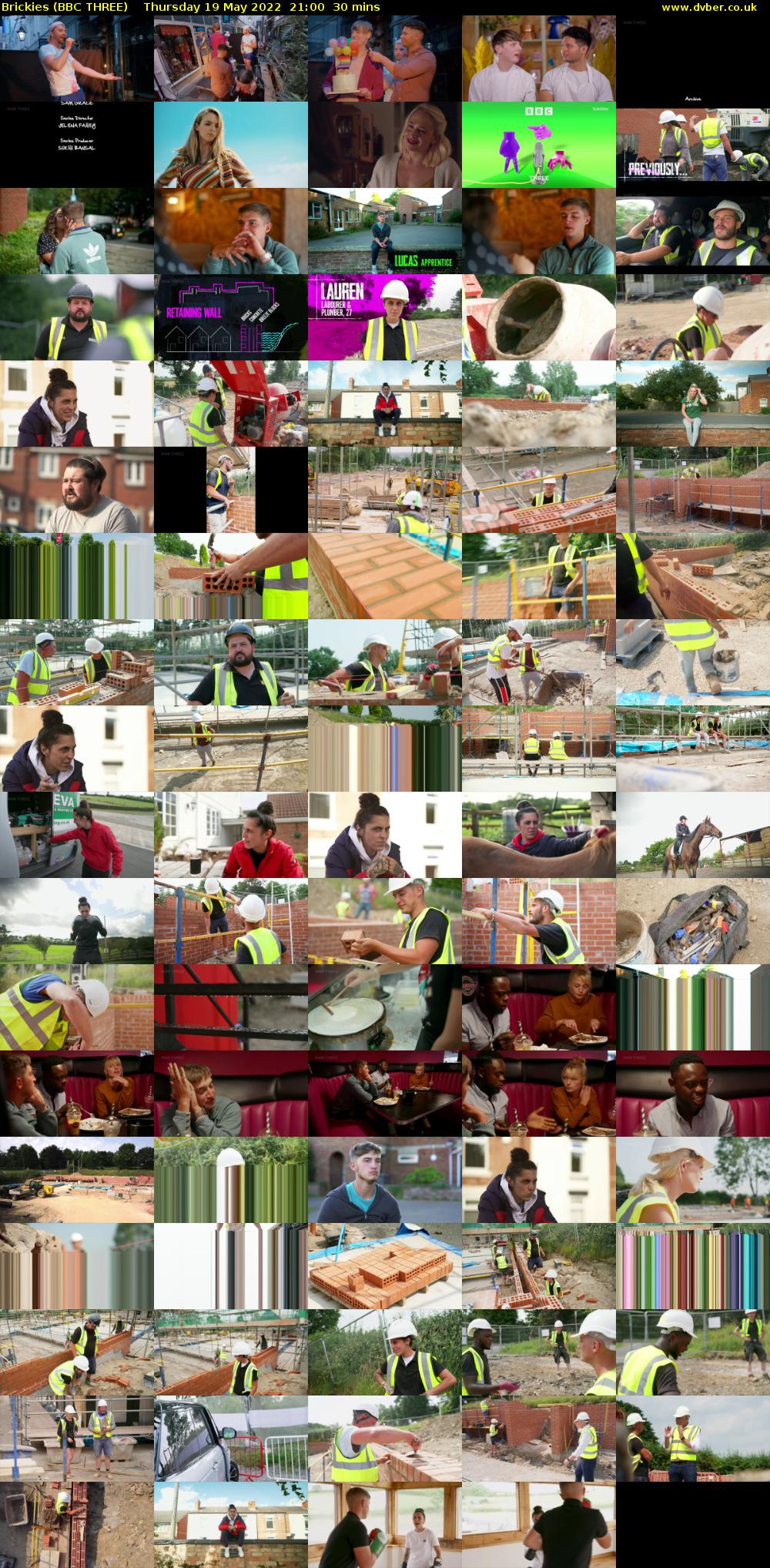 Brickies (BBC THREE) Thursday 19 May 2022 21:00 - 21:30