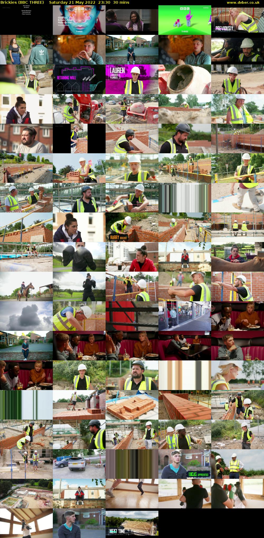 Brickies (BBC THREE) Saturday 21 May 2022 23:30 - 00:00
