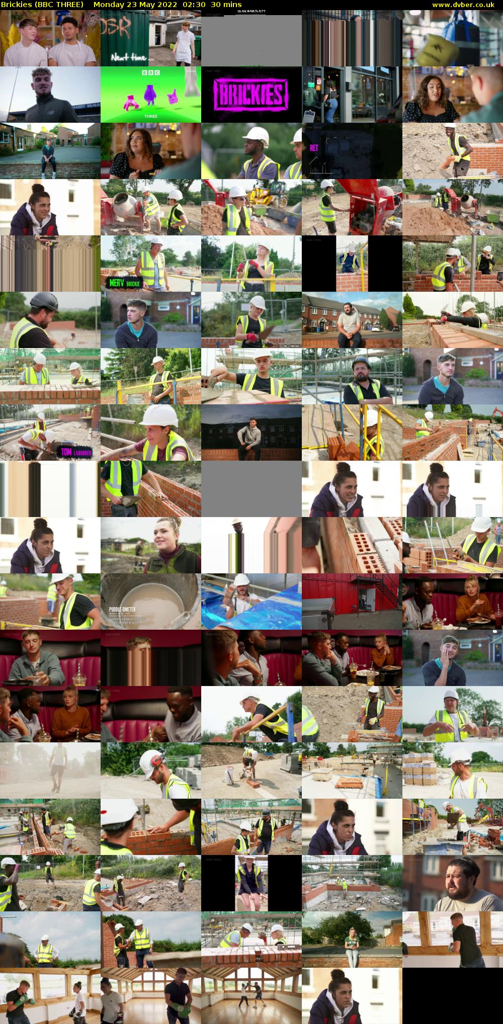 Brickies (BBC THREE) Monday 23 May 2022 02:30 - 03:00