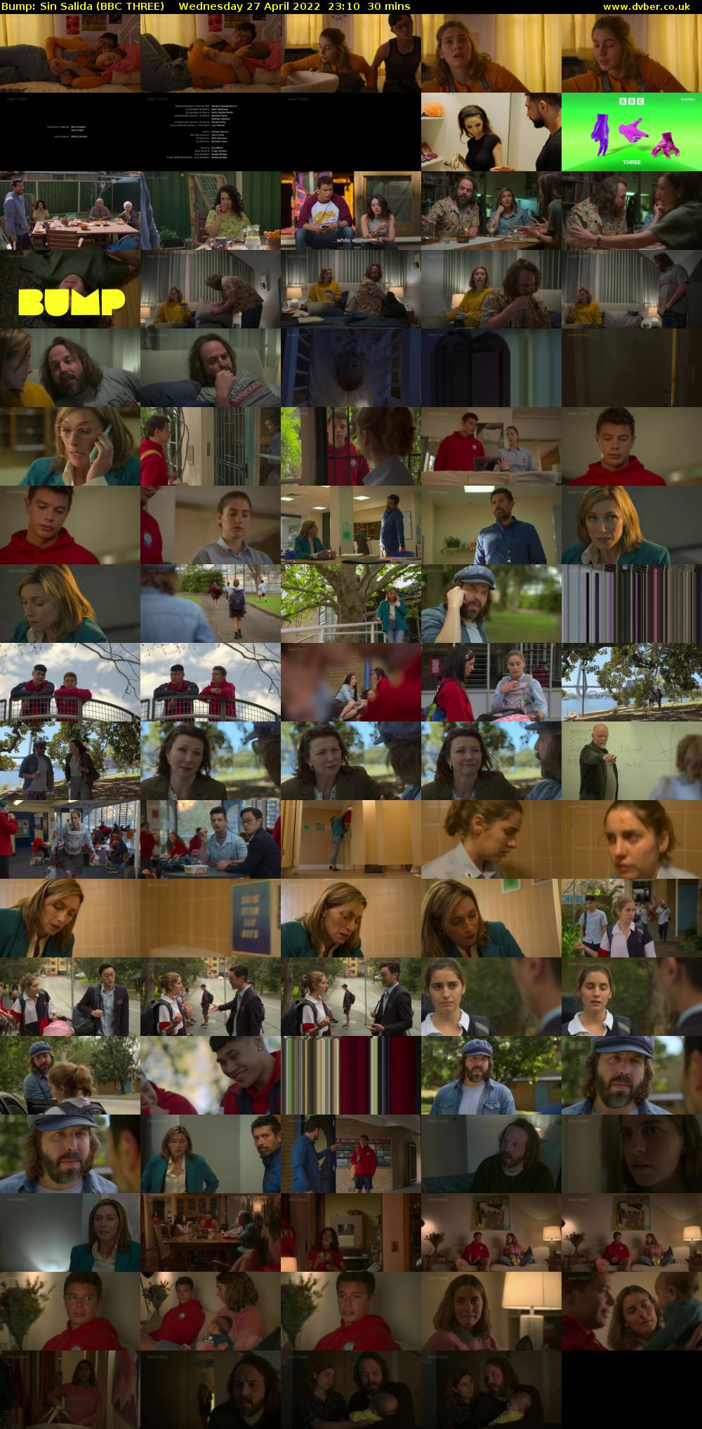 Bump: Sin Salida (BBC THREE) Wednesday 27 April 2022 23:10 - 23:40