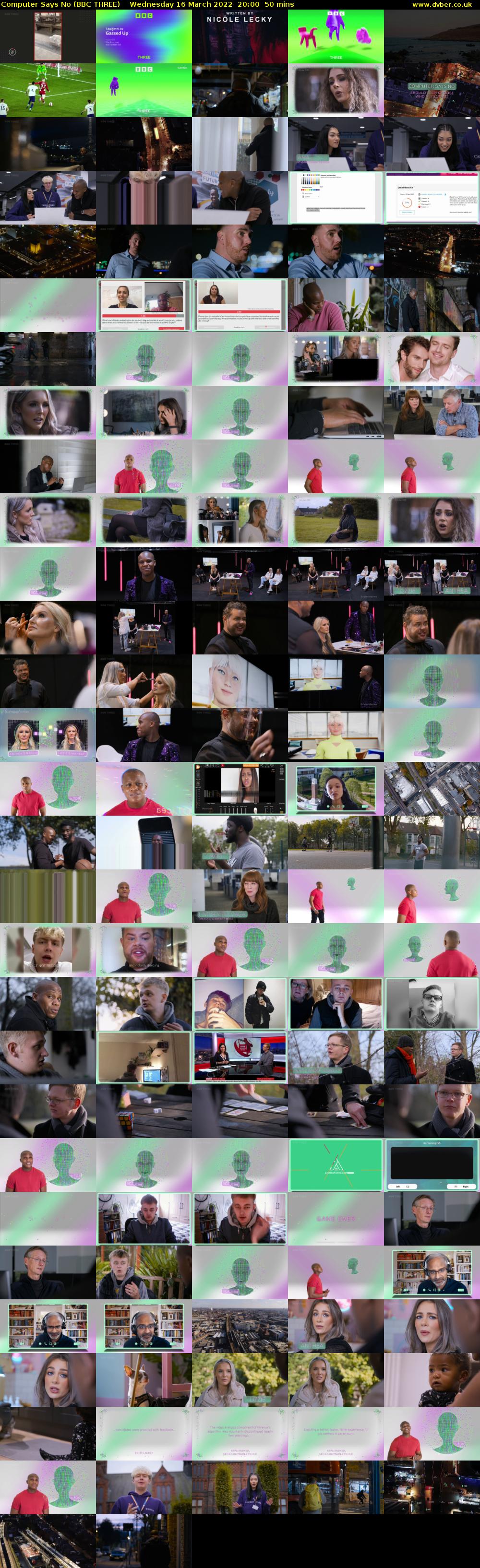 Computer Says No (BBC THREE) Wednesday 16 March 2022 20:00 - 20:50