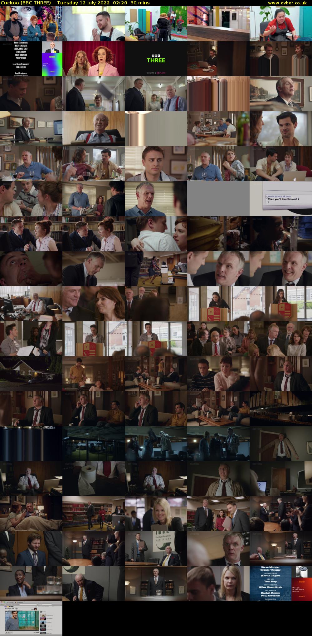 Cuckoo (BBC THREE) Tuesday 12 July 2022 02:20 - 02:50