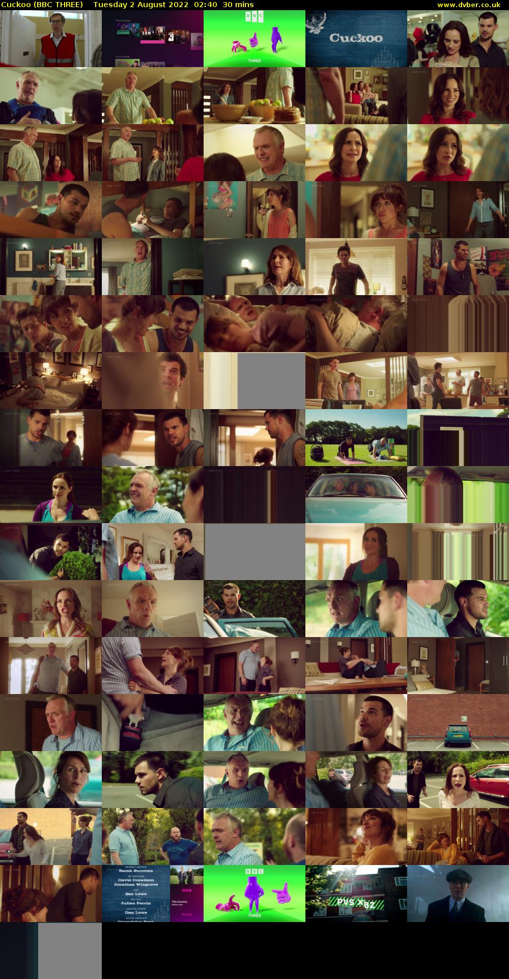 Cuckoo (BBC THREE) Tuesday 2 August 2022 02:40 - 03:10