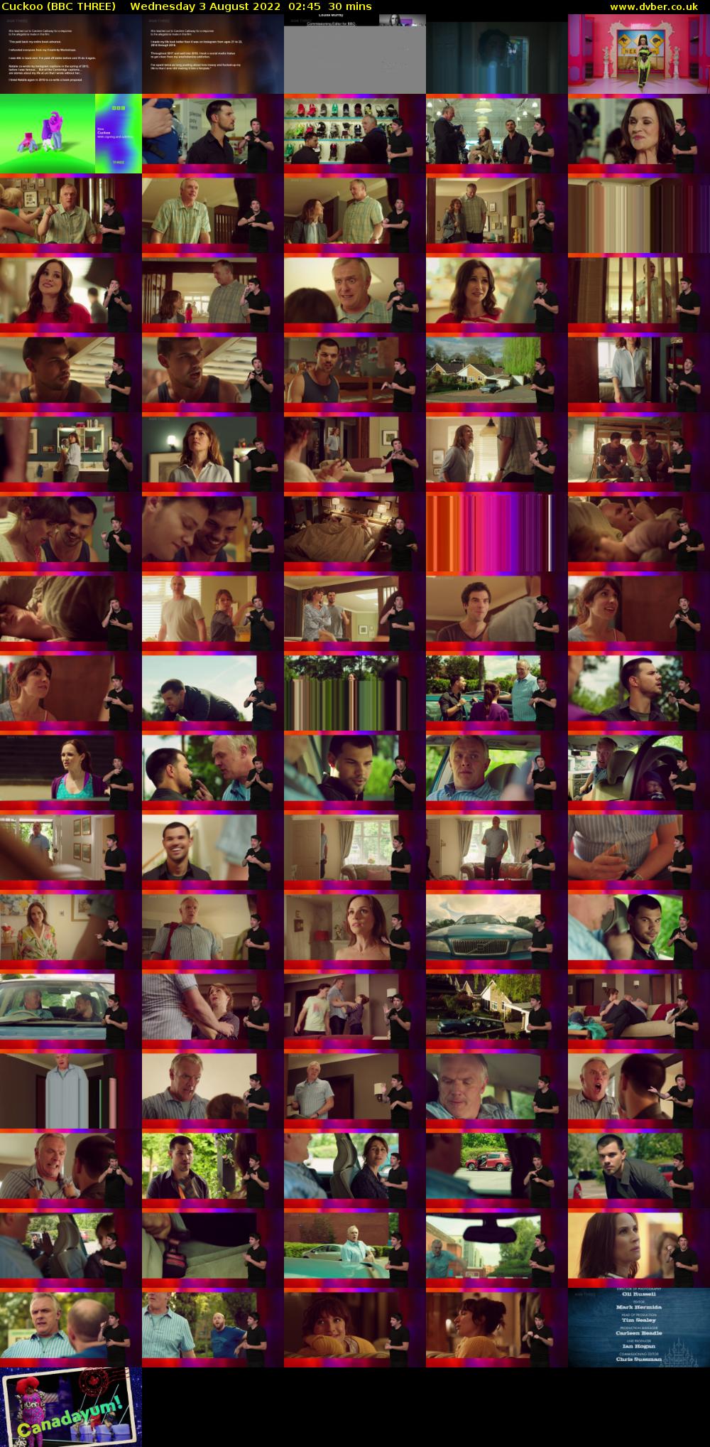 Cuckoo (BBC THREE) Wednesday 3 August 2022 02:45 - 03:15
