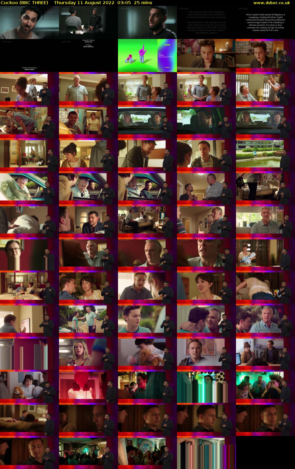 Cuckoo (BBC THREE) Thursday 11 August 2022 03:05 - 03:30