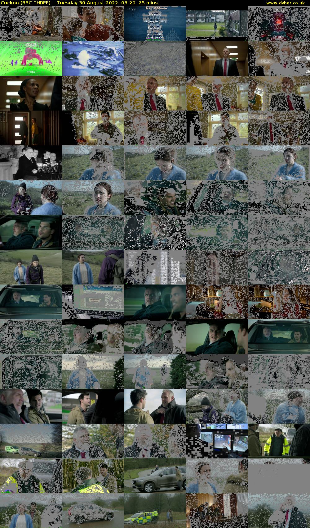 Cuckoo (BBC THREE) Tuesday 30 August 2022 03:20 - 03:45