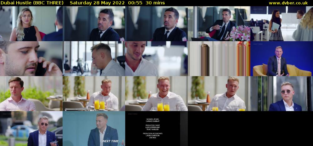 Dubai Hustle (BBC THREE) Saturday 28 May 2022 00:55 - 01:25