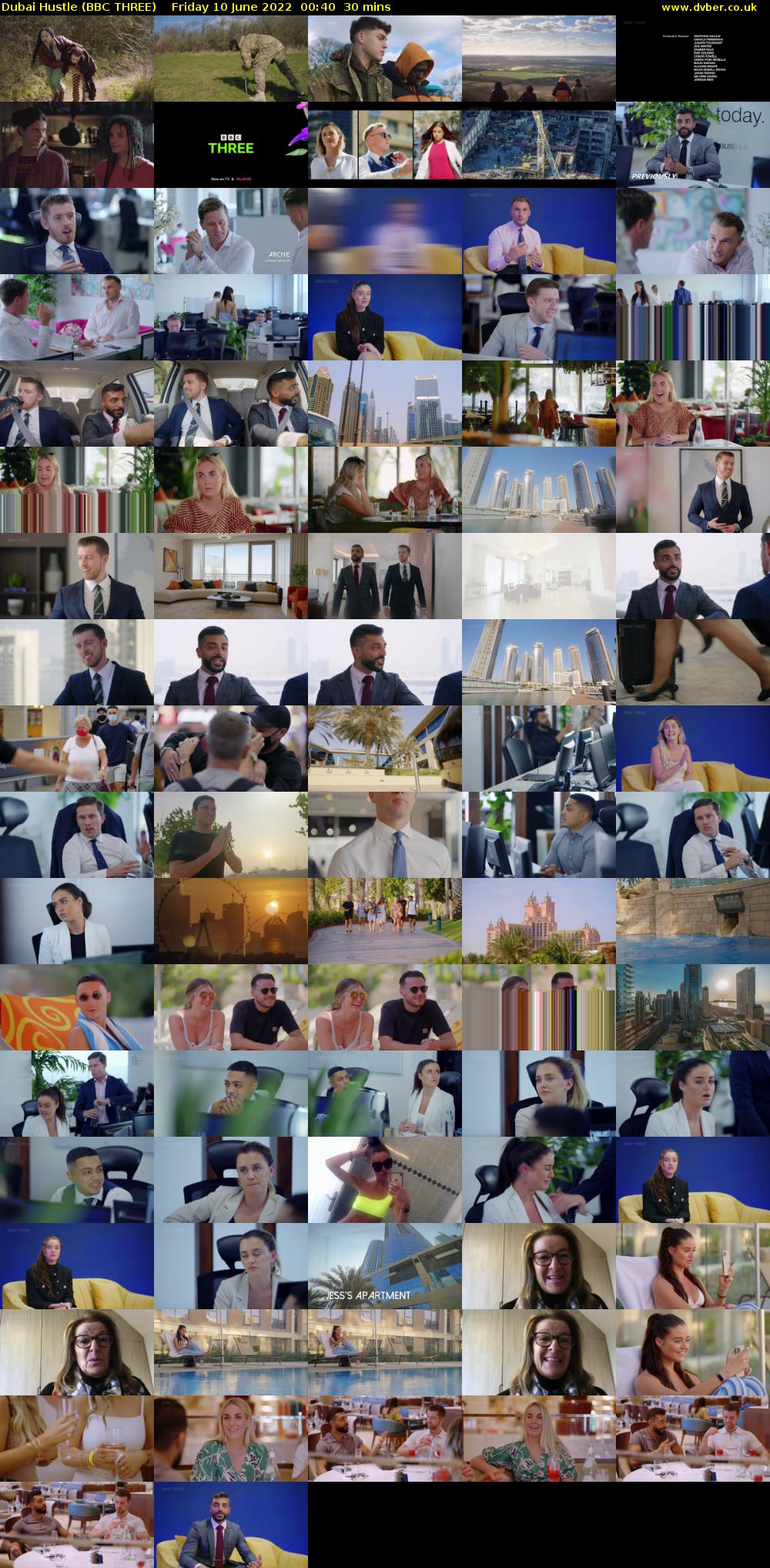 Dubai Hustle (BBC THREE) Friday 10 June 2022 00:40 - 01:10