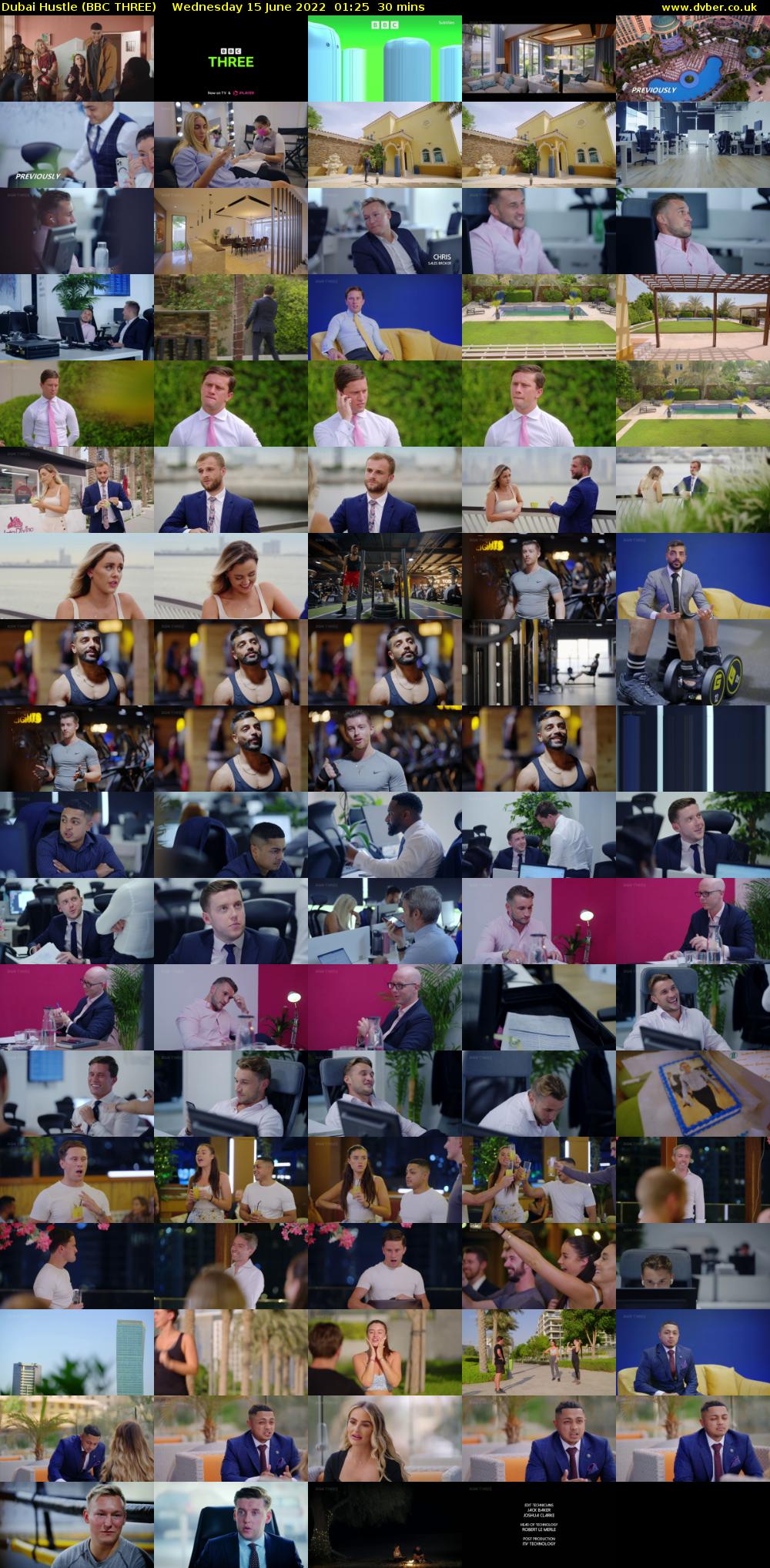 Dubai Hustle (BBC THREE) Wednesday 15 June 2022 01:25 - 01:55
