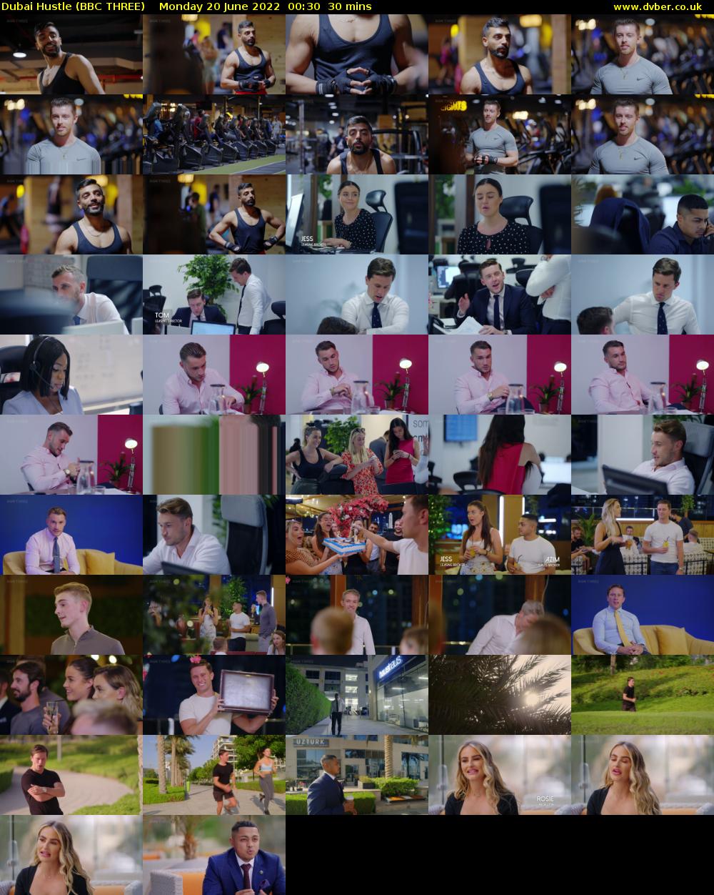 Dubai Hustle (BBC THREE) Monday 20 June 2022 00:30 - 01:00